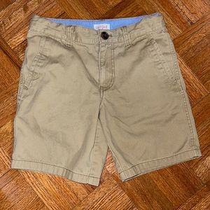 Cat & Jack size 8 khaki chino shorts